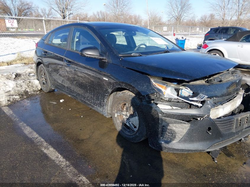 2017 Hyundai Ioniq Hybrid Blue VIN: KMHC65LC2HU021950 Lot: 43956492