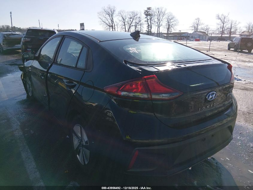 2017 Hyundai Ioniq Hybrid Blue VIN: KMHC65LC2HU021950 Lot: 43956492