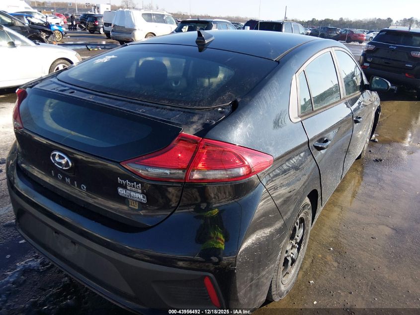 2017 Hyundai Ioniq Hybrid Blue VIN: KMHC65LC2HU021950 Lot: 43956492
