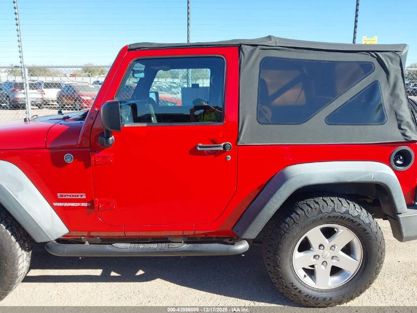 2010 Jeep Wrangler Sport VIN: 1J4AA2D12AL135393 Lot: 43956509