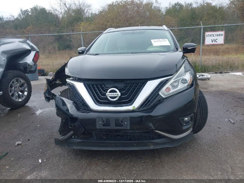 2015 Nissan Murano Platinum VIN: 5N1AZ2MH6FN273375 Lot: 43956523