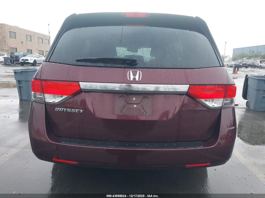 2014 Honda Odyssey Ex-L VIN: 5FNRL5H64EB056763 Lot: 43956524