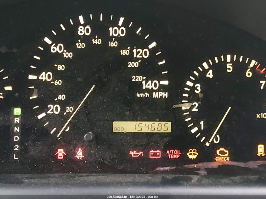 2001 Lexus Rx 300 VIN: JTJHF10U510205578 Lot: 43956540