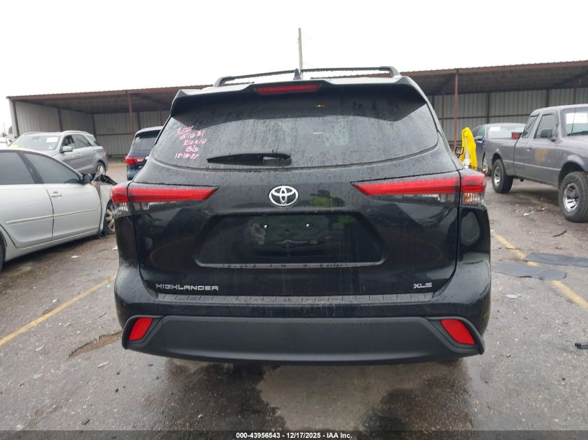 2023 Toyota Highlander Xle VIN: 5TDKDRAH0PS023176 Lot: 43956543