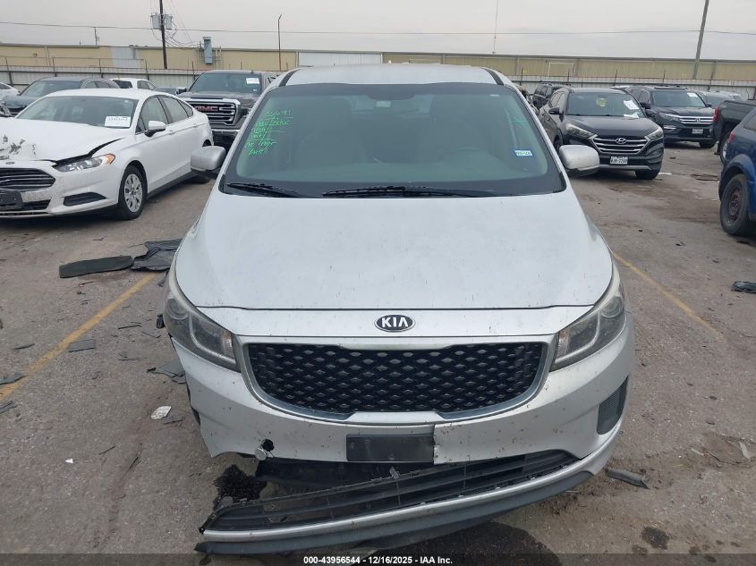 2017 Kia Sedona L VIN: KNDMA5C15H6283455 Lot: 43956544
