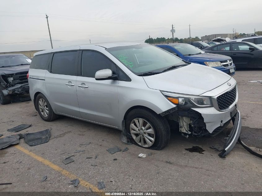 2017 Kia Sedona L VIN: KNDMA5C15H6283455 Lot: 43956544