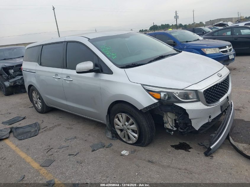 2017 Kia Sedona L VIN: KNDMA5C15H6283455 Lot: 43956544
