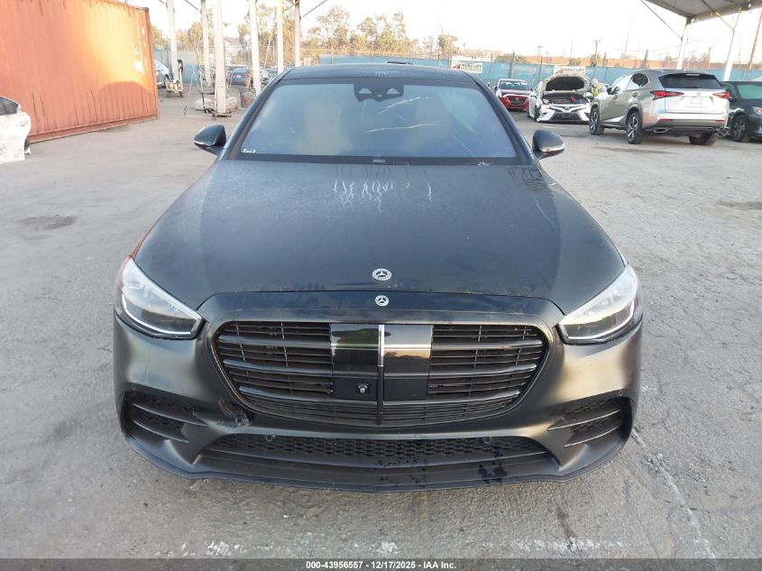 2022 Mercedes-Benz S 580 4Matic VIN: W1K6G7GB7NA133576 Lot: 43956557