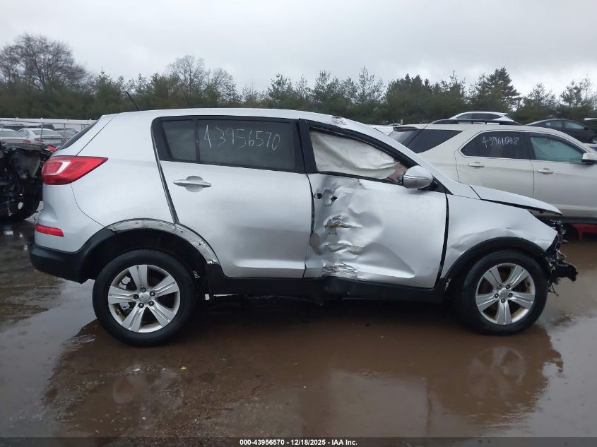 2012 Kia Sportage Lx VIN: KNDPB3A23C7221825 Lot: 43956570