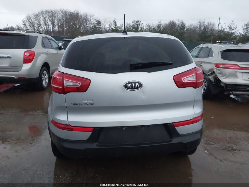 2012 Kia Sportage Lx VIN: KNDPB3A23C7221825 Lot: 43956570