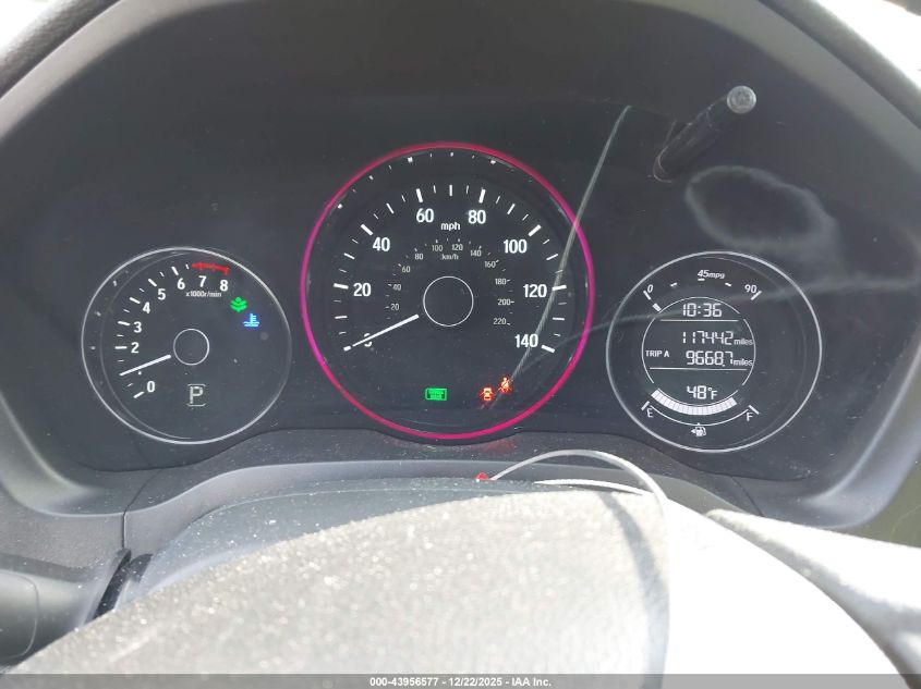 2016 Honda Hr-V Ex VIN: 3CZRU6H57GM722386 Lot: 43956577