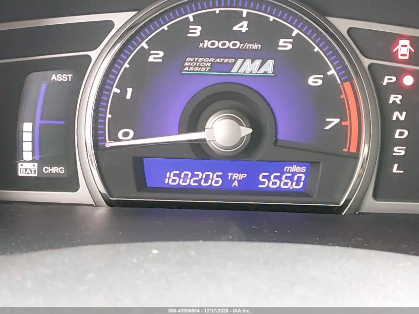 2006 Honda Civic Hybrid VIN: JHMFA36266S022257 Lot: 43956584