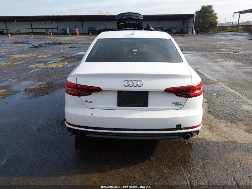 2017 Audi A4 2.0T Season Of Audi Ultra Premium VIN: WAUKMAF42HN041044 Lot: 43956595