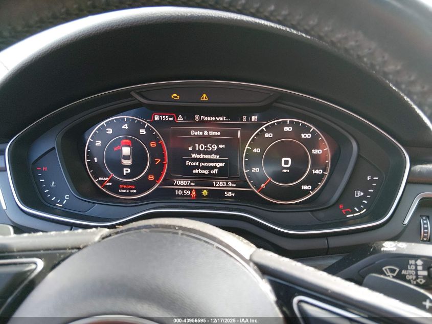 2017 Audi A4 2.0T Season Of Audi Ultra Premium VIN: WAUKMAF42HN041044 Lot: 43956595