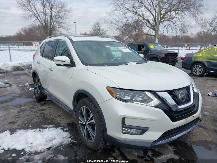 2017 Nissan Rogue Sl VIN: 5N1AT2MV3HC756490 Lot: 43956602