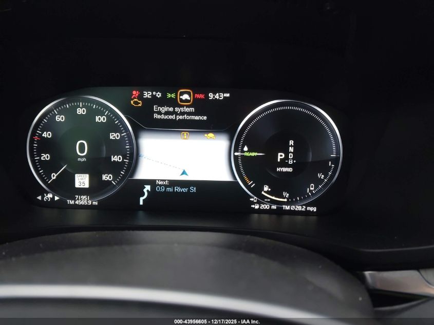 2021 Volvo S60 Recharge Plug-In Hybrid T8 Inscription VIN: 7JRBR0FL8MG126735 Lot: 43956605