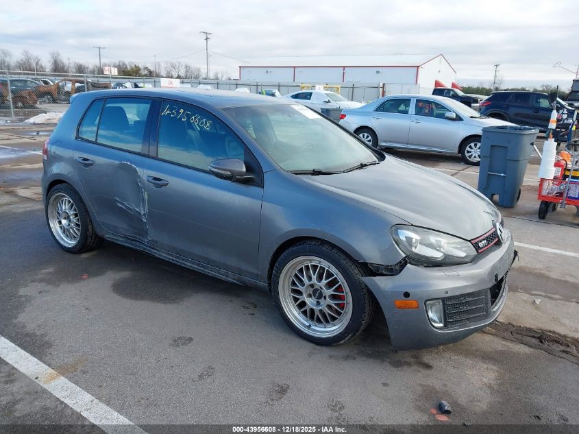 2010 Volkswagen Gti 4-Door VIN: WVWHD7AJ3AW089780 Lot: 43956608