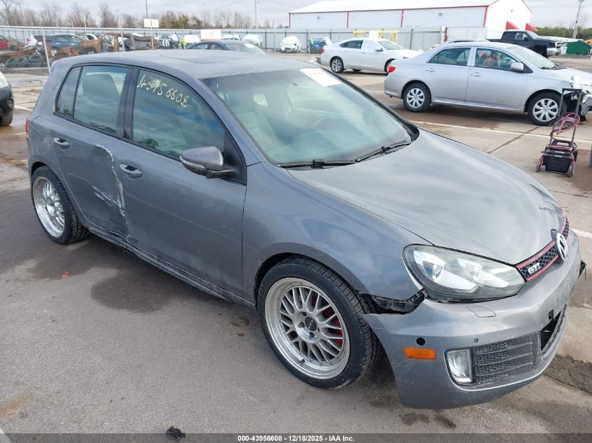 2010 Volkswagen Gti 4-Door VIN: WVWHD7AJ3AW089780 Lot: 43956608