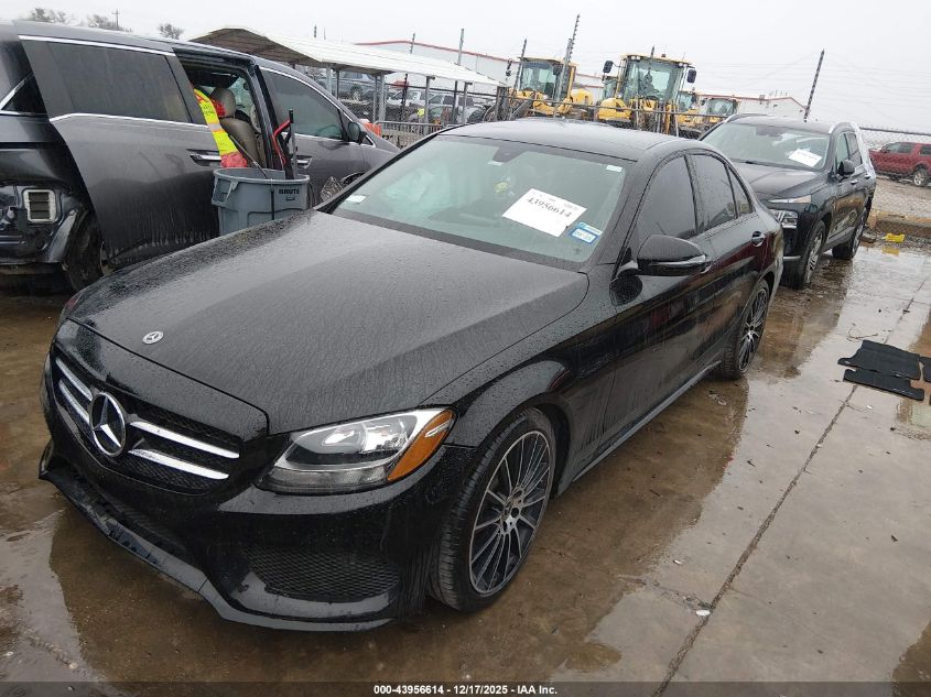 2018 Mercedes-Benz C 300 VIN: WDDWF4JB5JR415687 Lot: 43956614