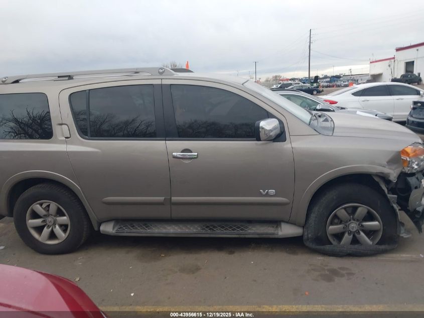 2009 Nissan Armada Se VIN: 5N1AA08CX9N602027 Lot: 43956615