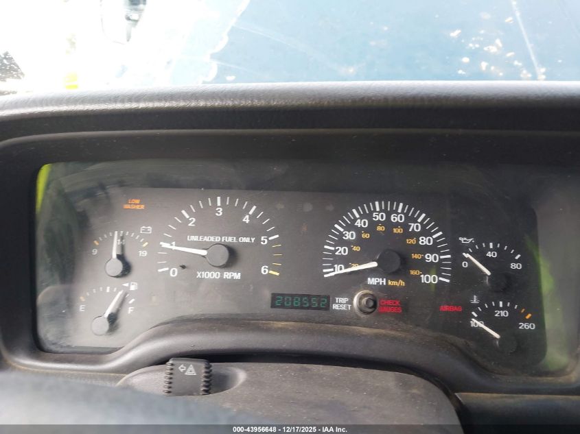 1997 Jeep Cherokee Sport VIN: 1J4FJ68S4VL506589 Lot: 43956648