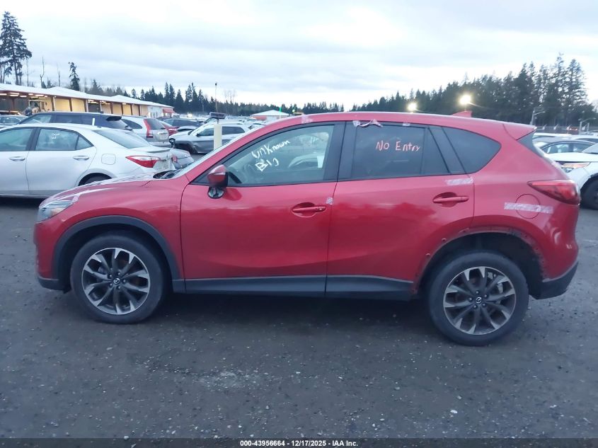2016 Mazda Cx-5 Grand Touring VIN: JM3KE4DY5G0721823 Lot: 43956664
