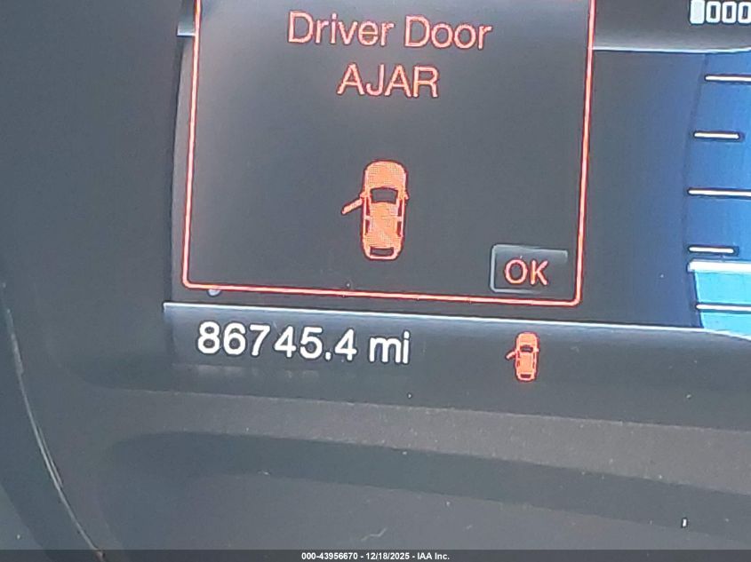 2013 Ford Edge Sel VIN: 2FMDK4JC0DBC83401 Lot: 43956670