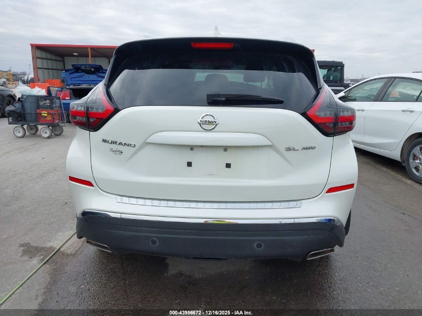 2020 Nissan Murano Sl Intelligent Awd VIN: 5N1AZ2CS8LN152260 Lot: 43956672