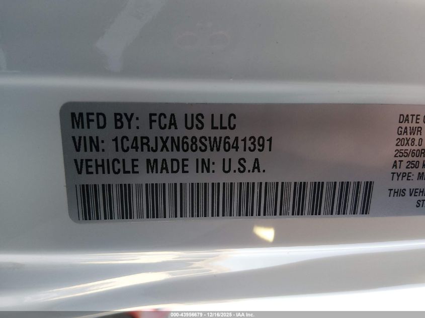 2025 Jeep Wrangler 4Xe Sport S 4Xe VIN: 1C4RJXN68SW641391 Lot: 43956679