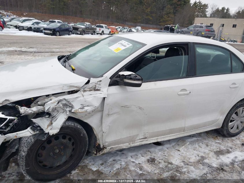 2011 Volkswagen Jetta 2.5L Se VIN: 3VWDZ7AJ5BM341088 Lot: 43956684