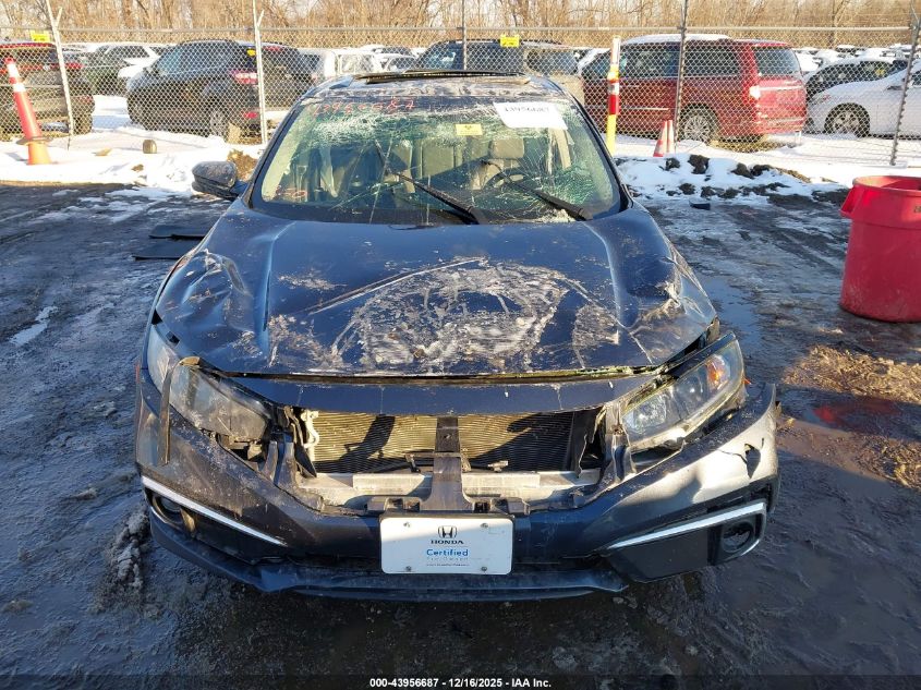 2019 Honda Civic Ex-L VIN: 19XFC1F79KE009155 Lot: 43956687