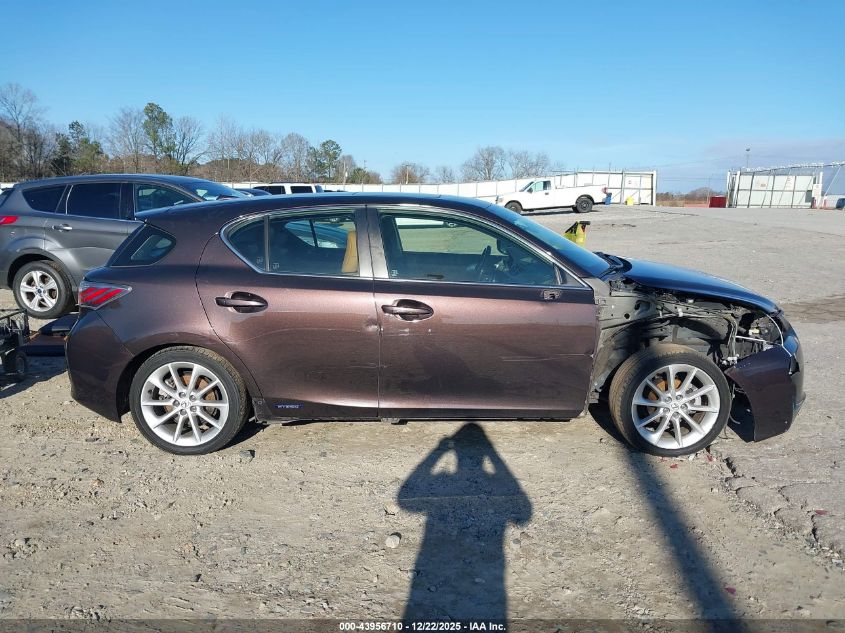 2012 Lexus Ct 200H Premium VIN: JTHKD5BH1C205705 Lot: 43956710