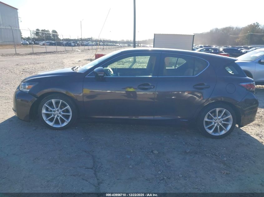 2012 Lexus Ct 200H Premium VIN: JTHKD5BH1C205705 Lot: 43956710