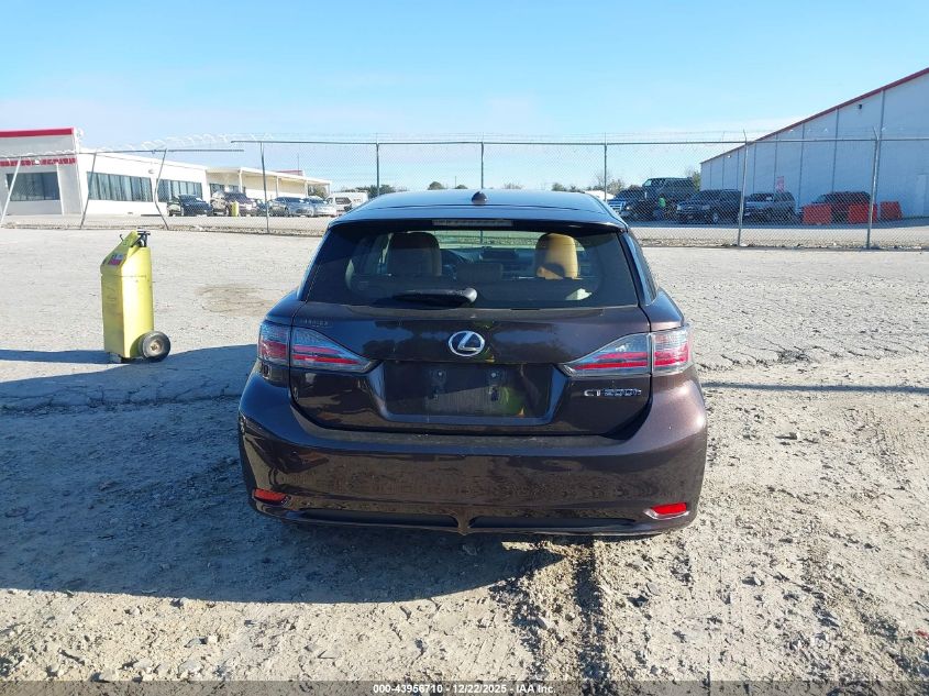 2012 Lexus Ct 200H Premium VIN: JTHKD5BH1C205705 Lot: 43956710