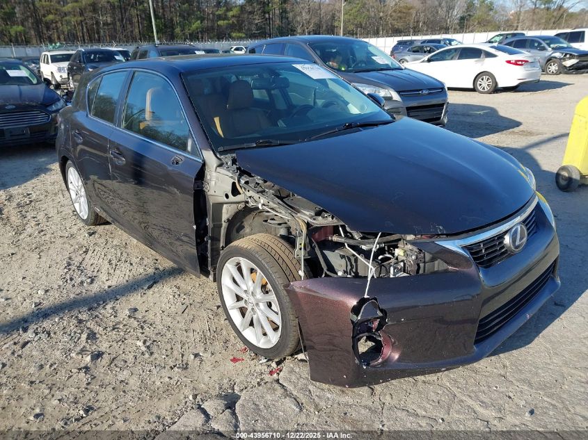 2012 Lexus Ct 200H Premium VIN: JTHKD5BH1C205705 Lot: 43956710