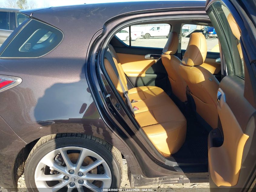 2012 Lexus Ct 200H Premium VIN: JTHKD5BH1C205705 Lot: 43956710