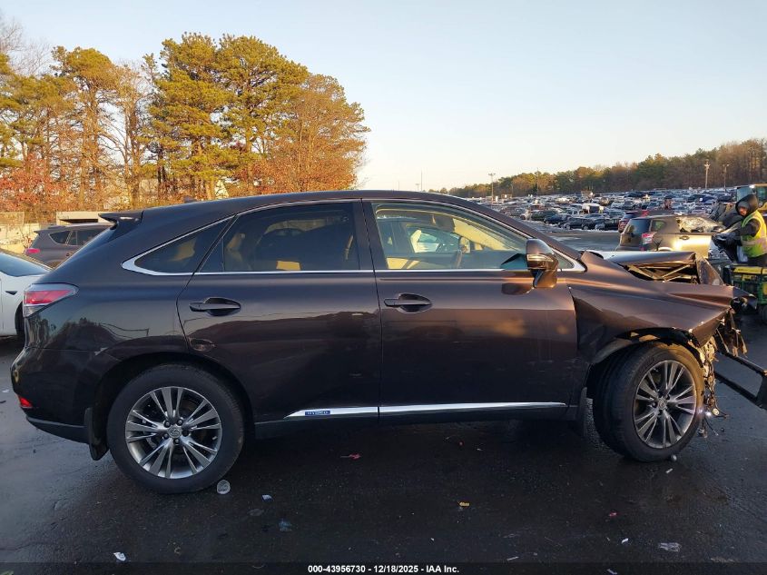2013 Lexus Rx 450H VIN: JTJZB1BA4D2007618 Lot: 43956730