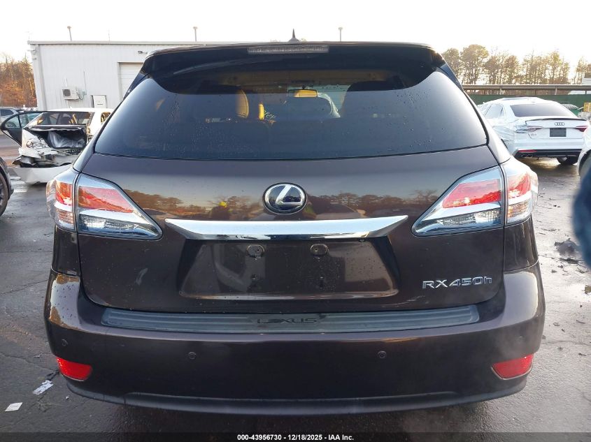 2013 Lexus Rx 450H VIN: JTJZB1BA4D2007618 Lot: 43956730