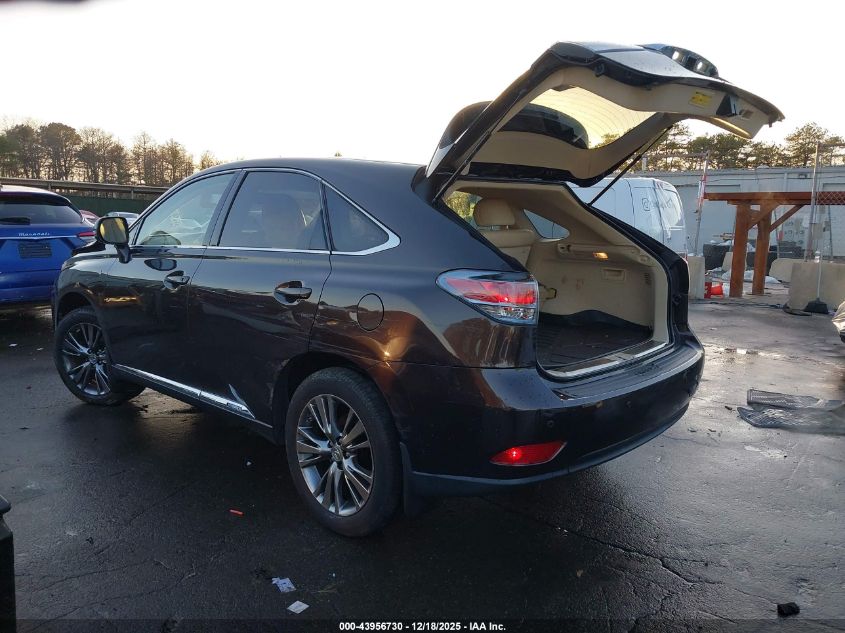 2013 Lexus Rx 450H VIN: JTJZB1BA4D2007618 Lot: 43956730
