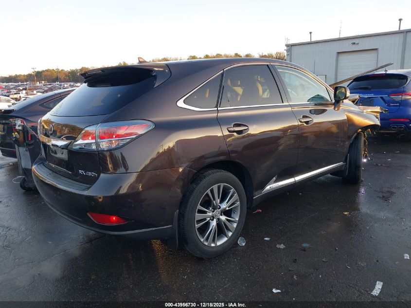 2013 Lexus Rx 450H VIN: JTJZB1BA4D2007618 Lot: 43956730