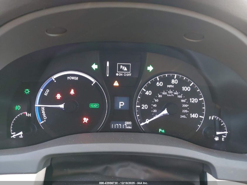 2013 Lexus Rx 450H VIN: JTJZB1BA4D2007618 Lot: 43956730