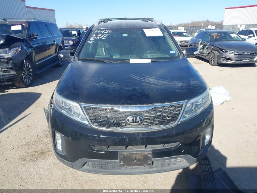 2015 Kia Sorento Lx VIN: 5XYKT4A6XFG630315 Lot: 43956752