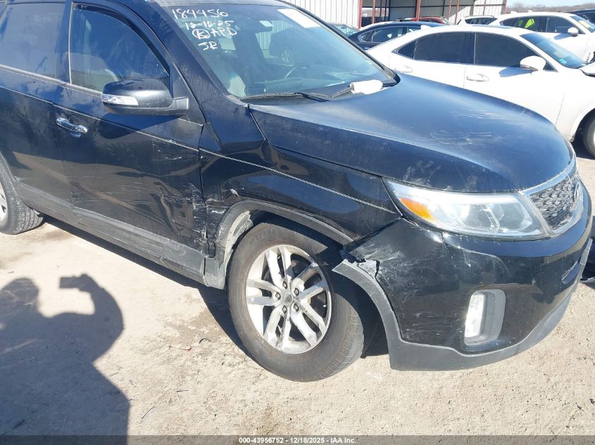 2015 Kia Sorento Lx VIN: 5XYKT4A6XFG630315 Lot: 43956752