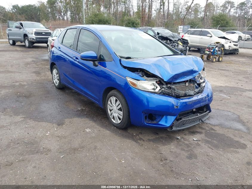 2016 Honda Fit Lx VIN: JHMGK5H53GX039512 Lot: 43956756