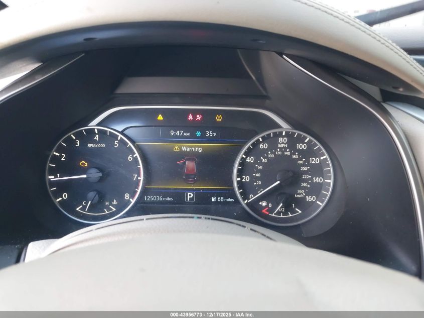 2016 Nissan Murano Sv VIN: 5N1AZ2MH5GN103607 Lot: 43956773