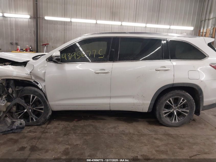 2016 Toyota Highlander Xle V6 VIN: 5TDJKRFH8GS338138 Lot: 43956775