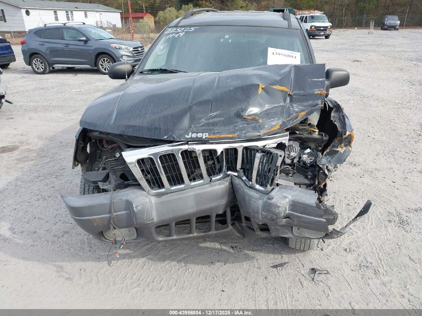 2002 Jeep Grand Cherokee Sport VIN: 1J4GW38S82C223225 Lot: 43956804