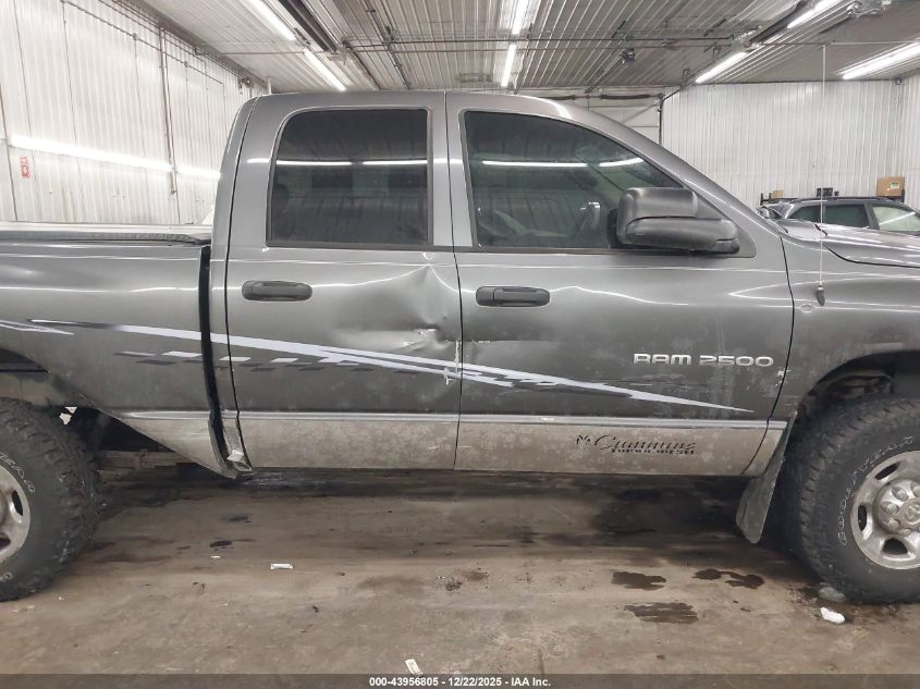 2004 Dodge Ram 2500 Slt/Laramie VIN: 3D7KU28C64G234772 Lot: 43956805