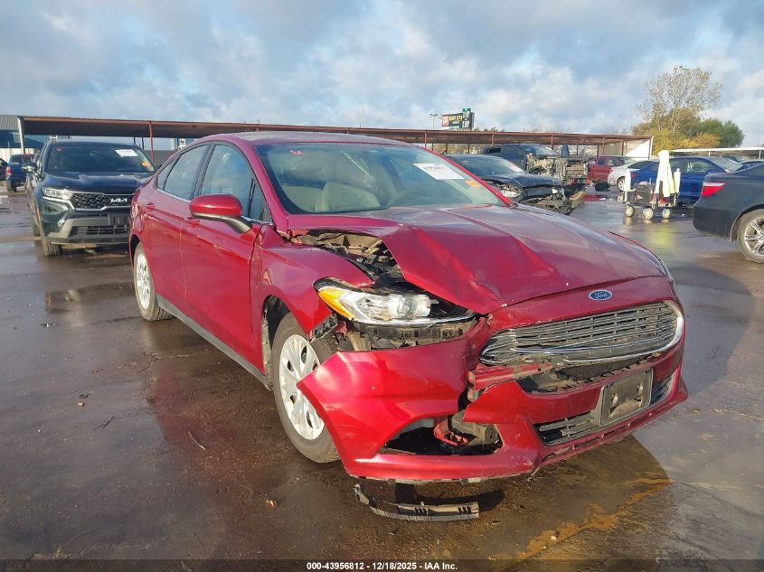 2013 Ford Fusion S VIN: 3FA6P0G77DR183577 Lot: 43956812