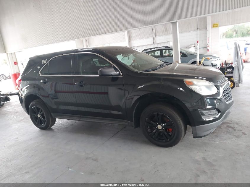 2017 Chevrolet Equinox Ls VIN: 2GNALBEK1H1521589 Lot: 43956815